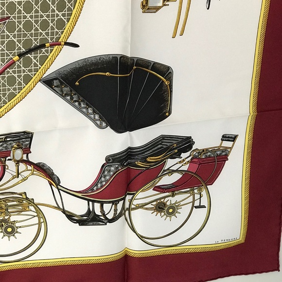 SOLD ⛄️ New Authentic Hermes 100% Silk Scarf - Picture 9 of 16